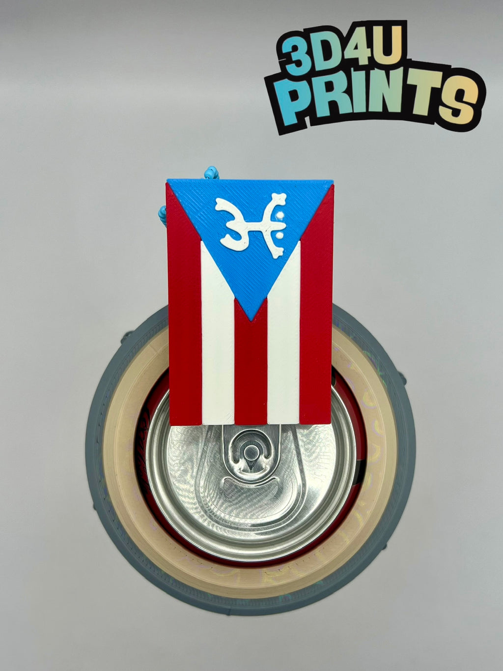 Taino Coqui Flag Pop Can Opener