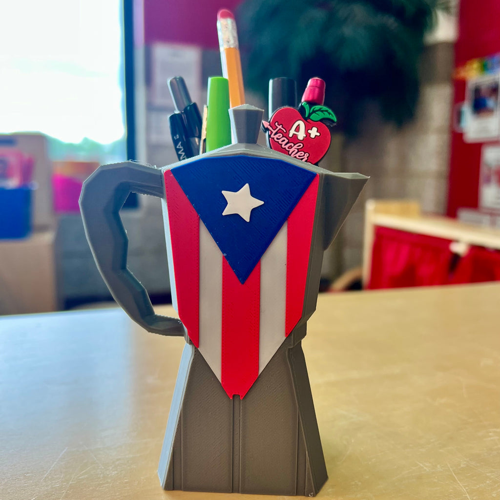 Cafetera Pencil Holder