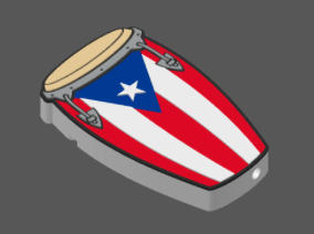 Puerto Rican Conga Can Opener - 3MF File