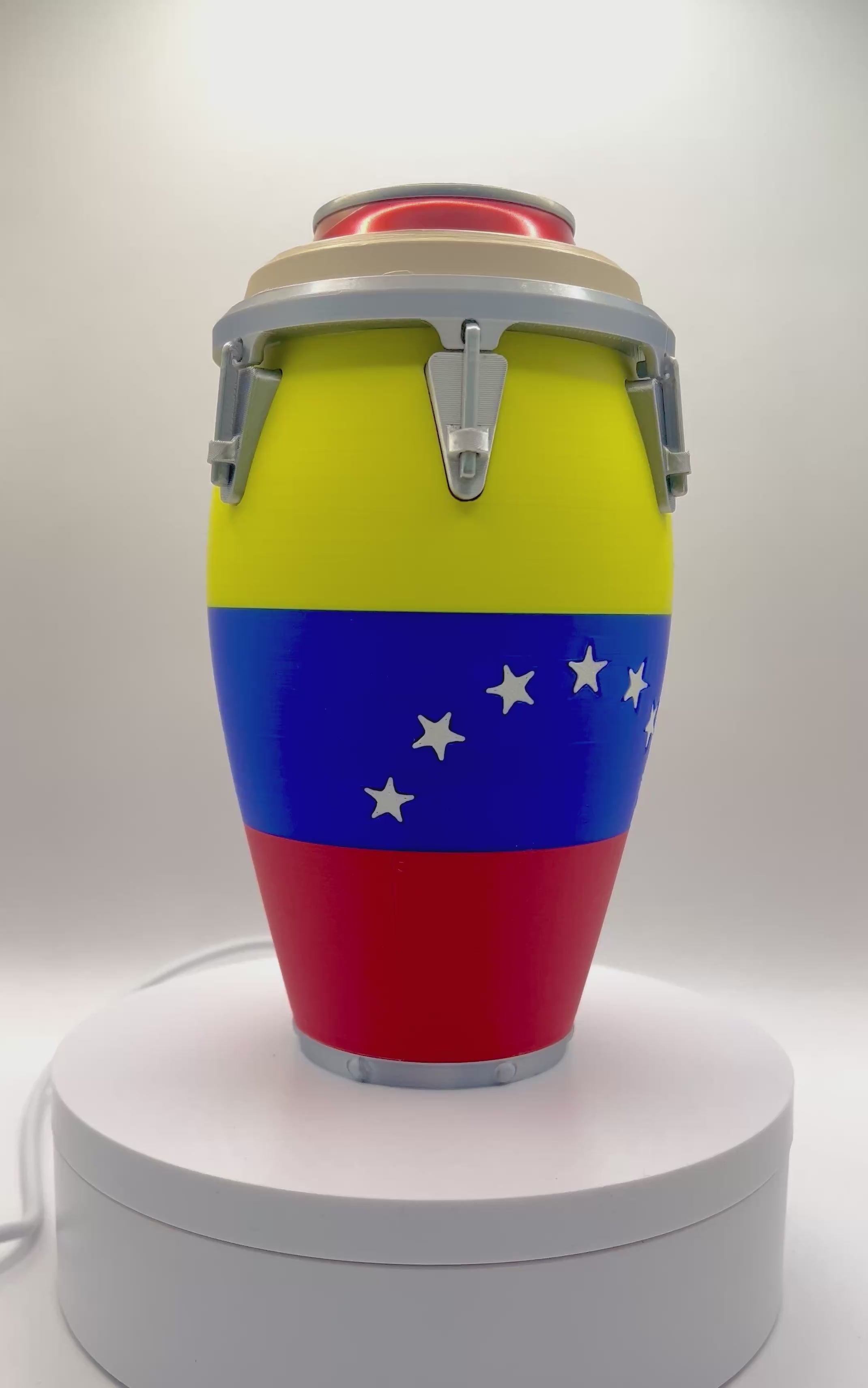 Venezuela Conga Can Holder