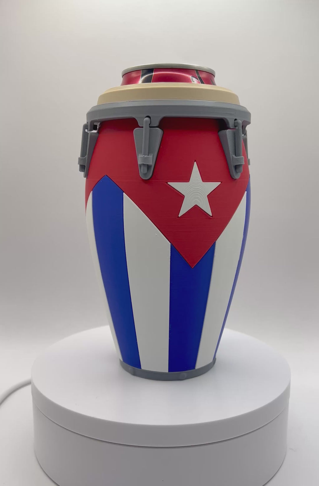 Cuban Conga Can Holder